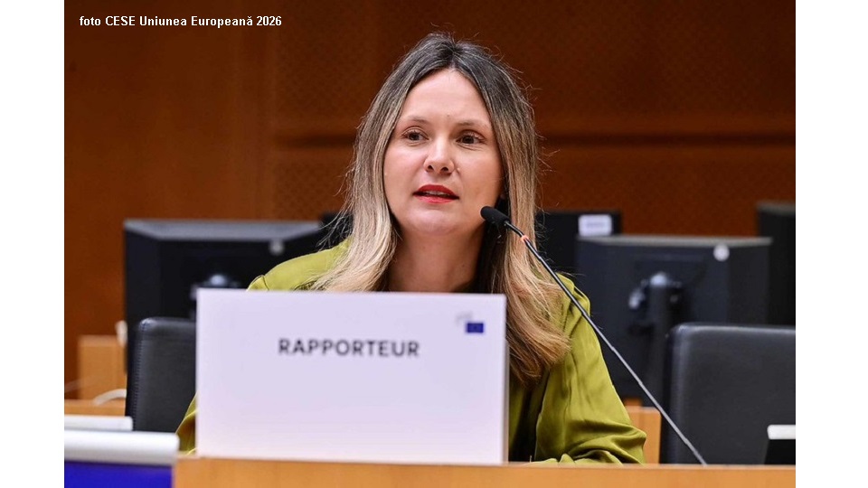 Corina Murafa, Vicepreşedintă a Secţiunii NAT a CESE (foto CESE Uniunea Europeană 2026)