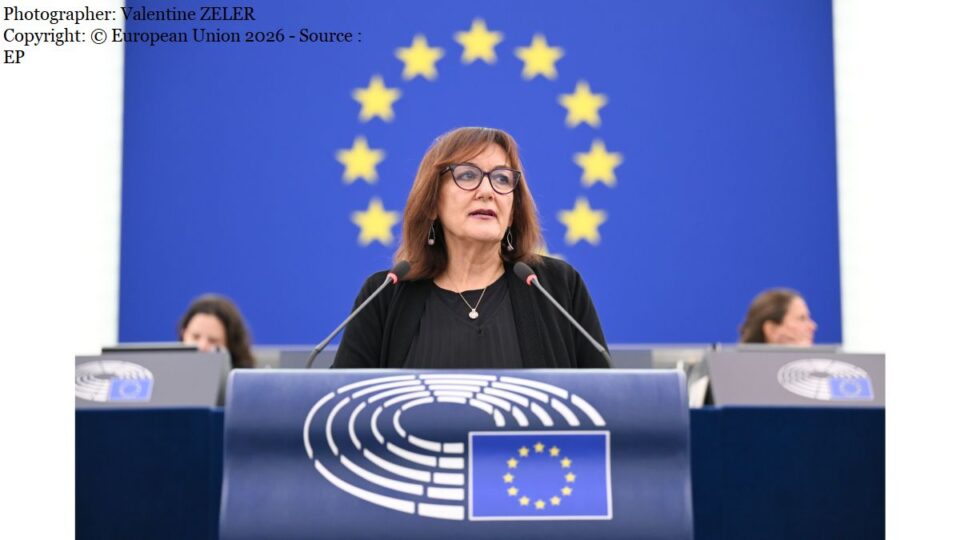 Comisarul pentru Mediterana, Dubravka Šuica (Photographer: Valentine ZELER Copyright: © European Union 2026 - Source : EP)
