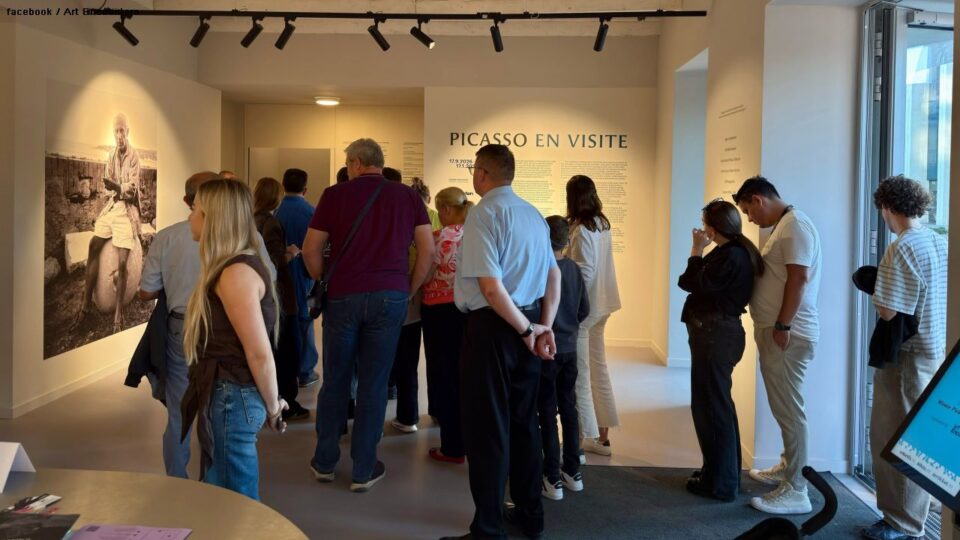 Expozitia "Picasso en visite" (sursă foto: facebook Art Encounters