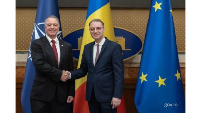 Ambasadorul SUA, Darryl Nirenberg, primit la Palatul Victoria de premierul Luca Niculescu / Foto: gov.ro