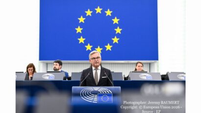 Magnus Brunner (Photographer: Jeremy BAUMERT Copyright: © European Union 2026 - Source : EP)