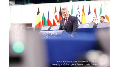 Maroš Šefčovič (Foto: Photographer: Mathieu CUGNOT Copyright: © European Union 2026 - Source : EP)