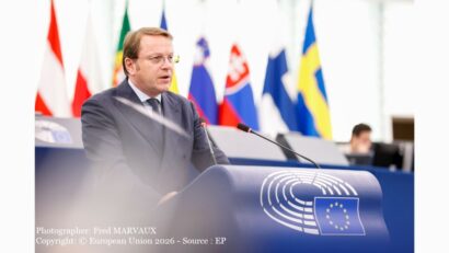 Oliver Varhelyi (Photographer: Fred MARVAUX Copyright: © European Union 2026 - Source : EP)