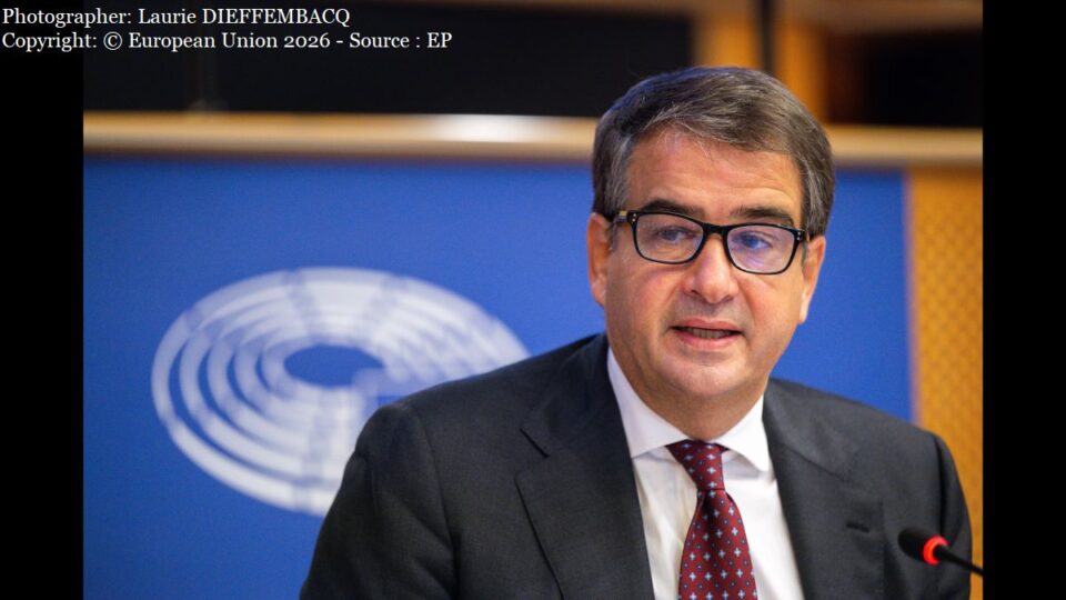 Raffaele Fitto (Photographer: Laurie DIEFFEMBACQ Copyright: © European Union 2026 - Source : EP)