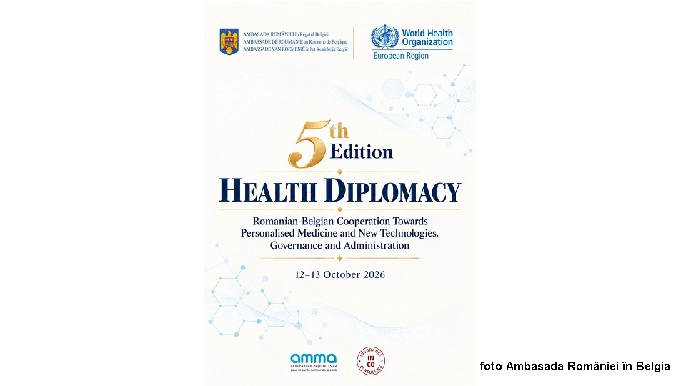 Simpozion dedicat diplomaţiei medicale (foto Ambasada României în Belgia)