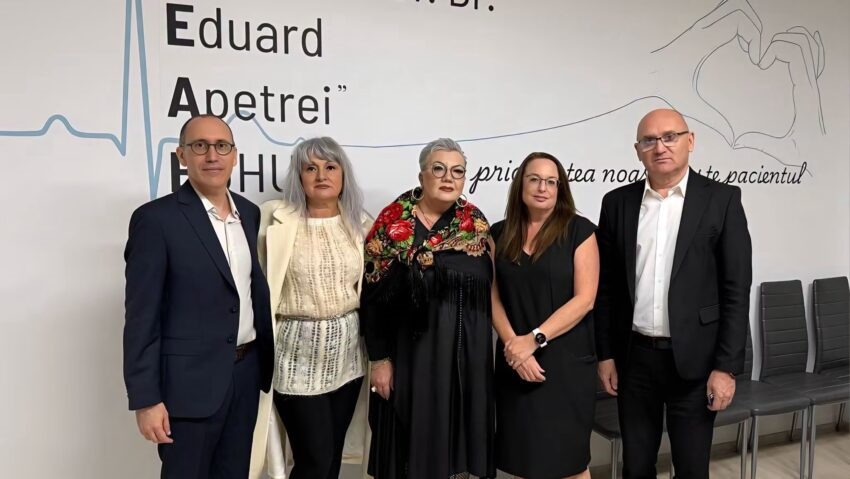 Vizită la Spitalul Buhuşi (foto Spitalul „Prof. Dr. Eduard Apetrei” Buhuși)