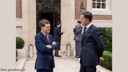 Preşedintele României, Nicuşor Dan şi secretarul General al NATO, Mark Rutte